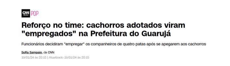 Recorte da CNN Brasil